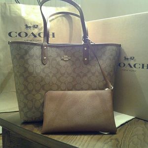 Coach reversible bag